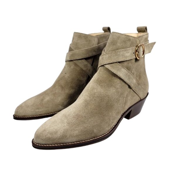 Banana Republic Stella Taupe Suede Boot - Size: 7 - Picture 6 of 10